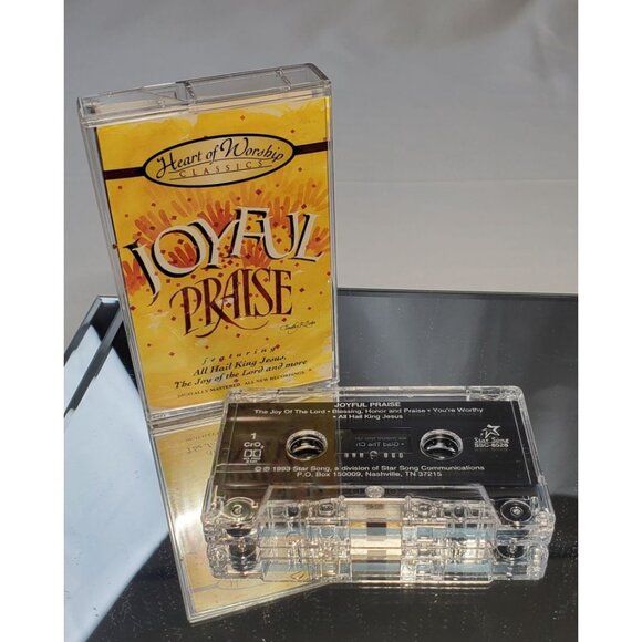 Joyful Praise Audio Cassette Tape by Heart Of Worship 1993 Collectible - Picture 3 of 3